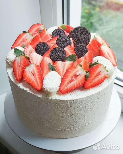 Торт, зефир, макаронс