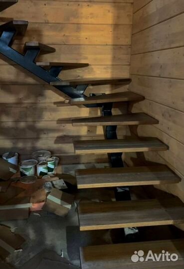 Лестницы на металлокаркасе под ключ