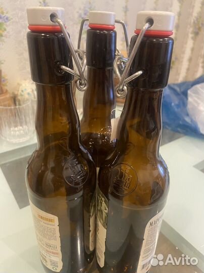 Бутылка с бугельной пробкой 0,5