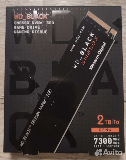Ssd m2 Western Digital WD SN850X 2 tb
