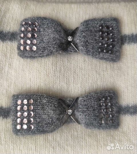 Шапка с шарфом женская