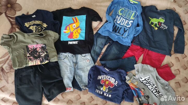 Вещи пакетом на мальчика122-128