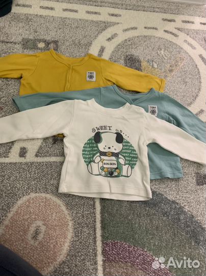 Одежда пакетом для мальчика размер 68-80