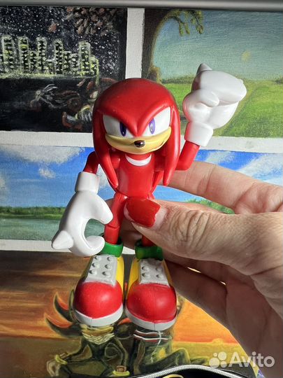 Sonic The Hedgehog, Knuckles / Наклз, фигурка