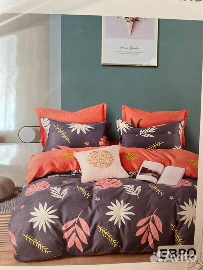 Постельное белье евро сатин