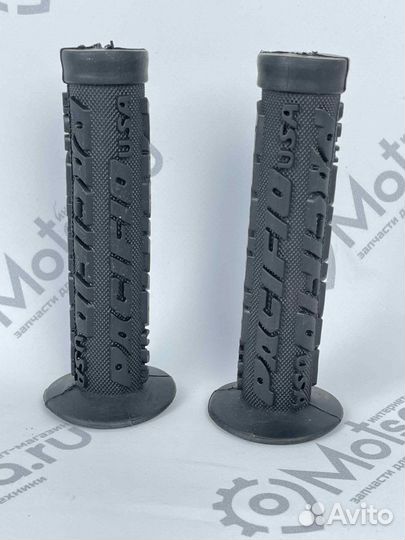 Ручки руля Вело 120мм (пара) чёрные С упором