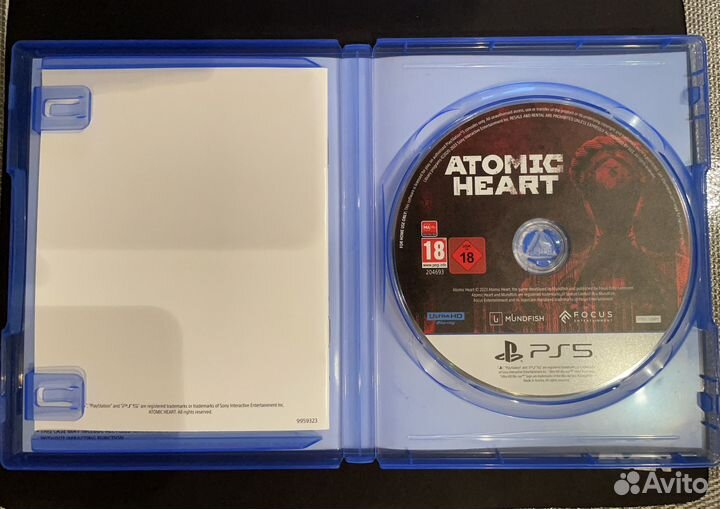 Atomic heart ps5 диск