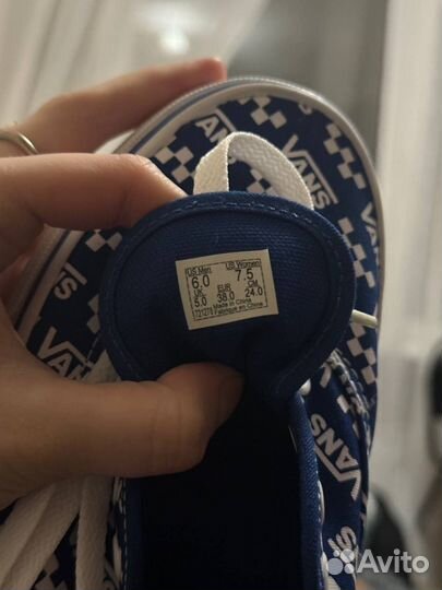 Кеды vans женские 38