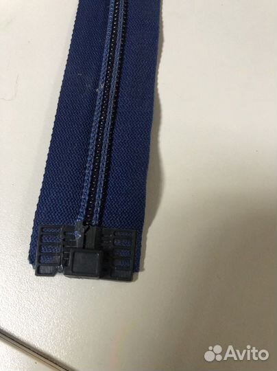 Молния синяя 75см восмерка для. Курток
