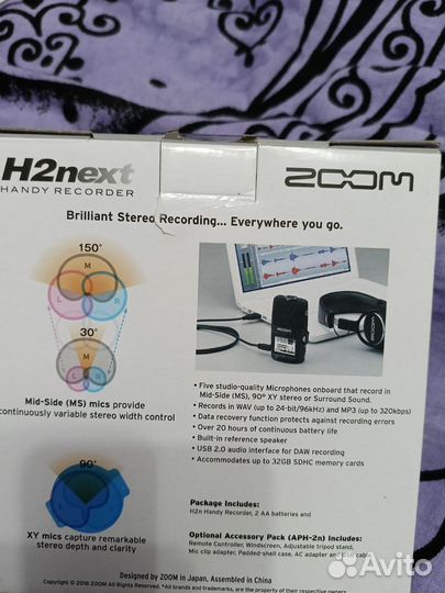 Микрофон рекордер Zoom h2n