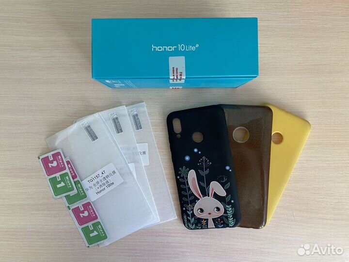Бампер-чехол+ защитные стекла на Honor 10 lite