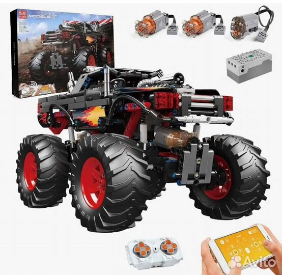 Конструктор Mould King 18008 Монстр-трак пламя