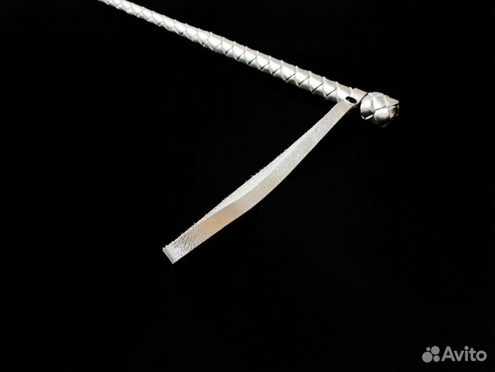 Стек / хлыст серебряный