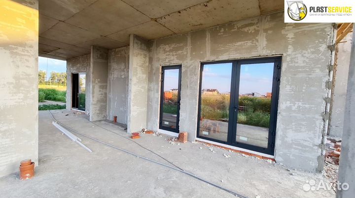 Алюминиевые окна холодный профиль, остекление