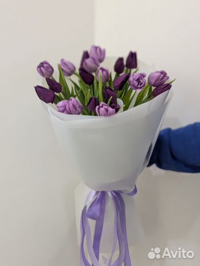 Букет 21 тюльпан