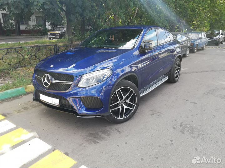 Пороги Mercedes GLE Coupe C292 2015-2019