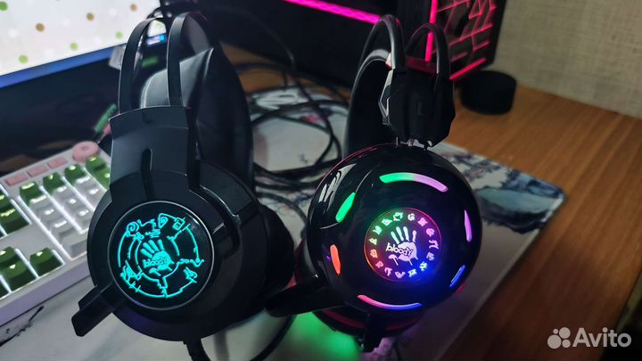 Игровые наушники с микрофоном