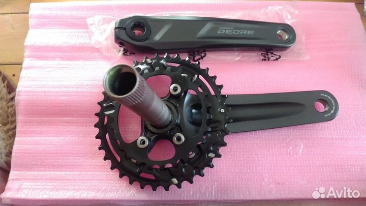 Система шатунов Hollowtech ll Shimano Deore