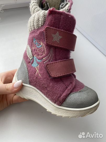 Зимние сапоги валенки Котофей для девочки 2 года