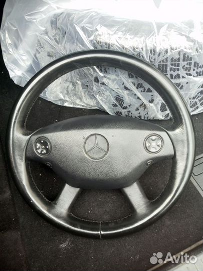 Руль на mercedes 221