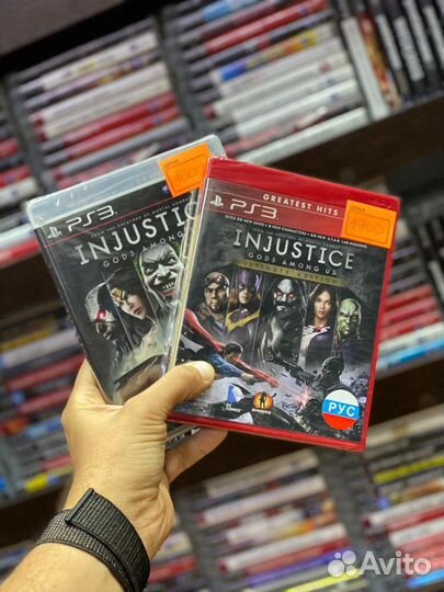 Injustice PS3 новый запечатанный диск