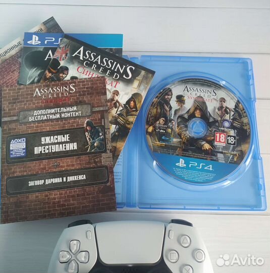 Диск PS4 Assassins creed Синдикат