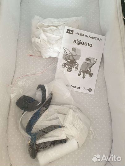 Коляска 2 в 1 adamex reggio