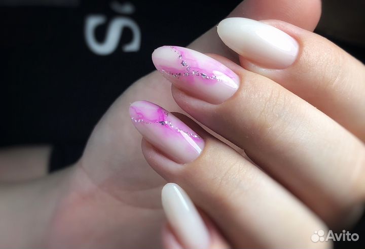 Наращивание ногтей. Маникюр. Ногти. Укрепление