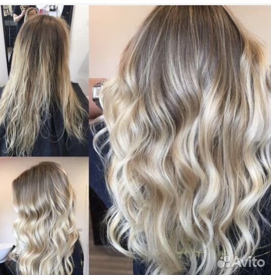 Окрашивания любой сложности, стрижки