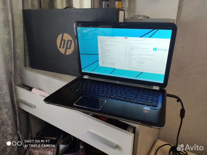 Игровой ноутбук HP pavilion DV7 17,3. i5-2450.8гб