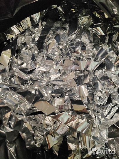 10 кг серебрянной бумаги, бу
