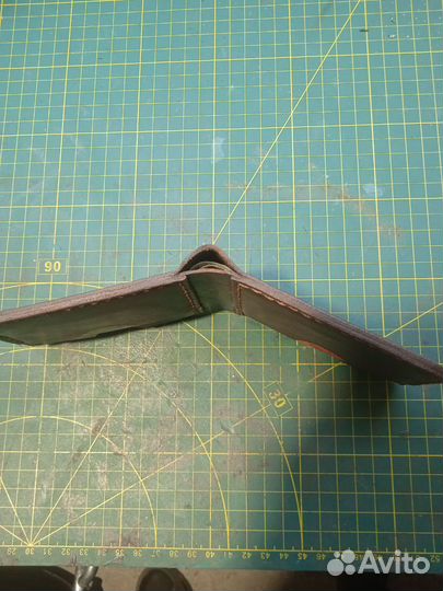 Кошелек мужской кожаный ручной работы