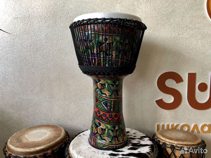 New джембе Yuka 14’ басовый африканский барабан