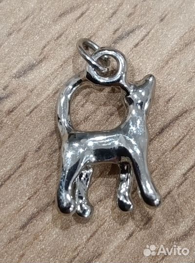 Кошка, Кулон крошечный бижутерия