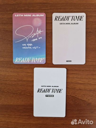 Карты Twice Ready to be (digipack ver.)
