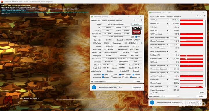 RX5700 XT 8Gb (Гарантия) Sapphire Nitro+ SE(Top)