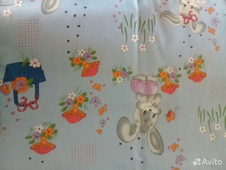 Постельный комплект в детскую кроватку