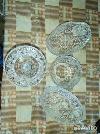 Посуда из хрусталя СССР