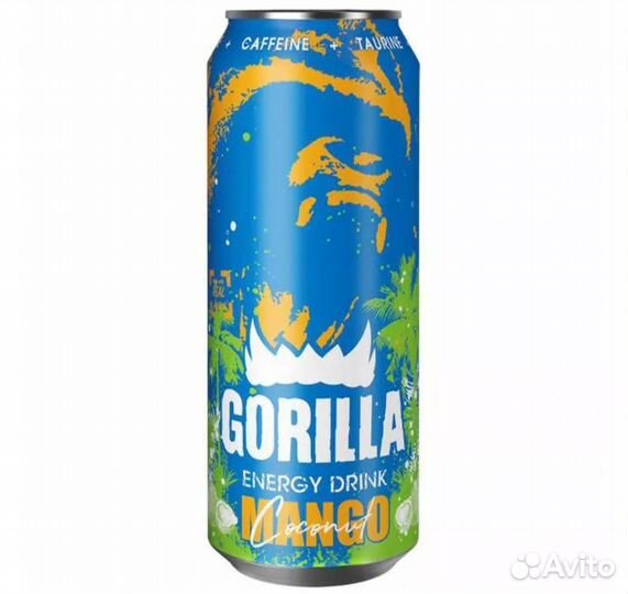 Энергетический напиток Gorilla Mango Манго 0,45л