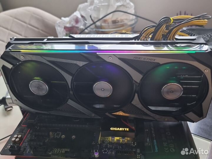 Видеокарта rtx 3080ti asus rog strix