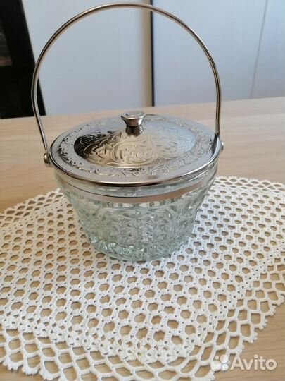 Сахарница стекло СССР