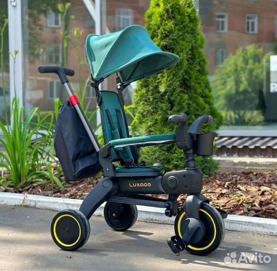 Велосипед трехколесный компактный (Green)