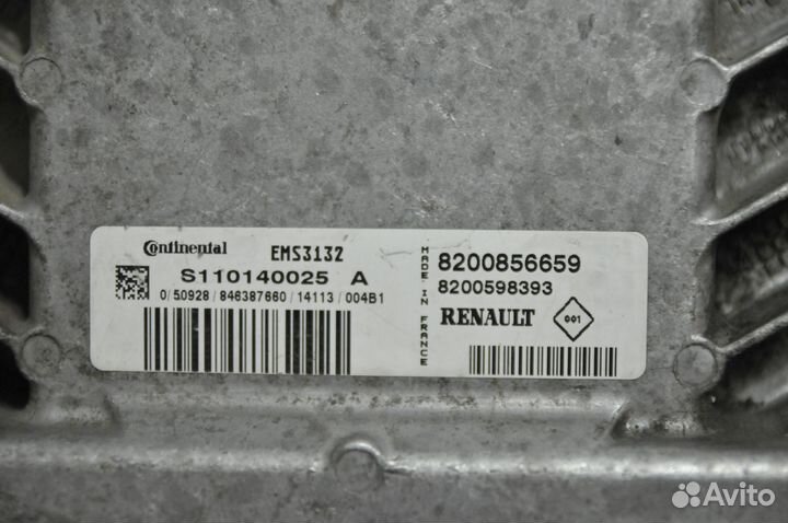 Комплект замка зажигания Renault Logan LS12 K7J710