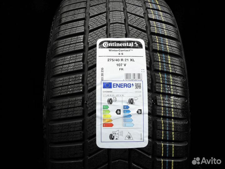 Continental WinterContact 8S 275/40 R21 и 315/35 R21 114V