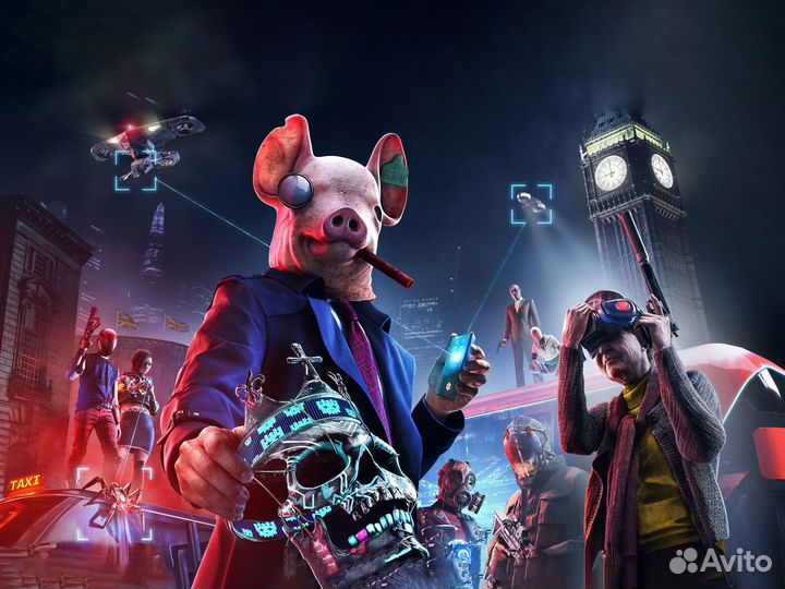 Постер Watch Dogs Legion с Ключом Активации Uplay