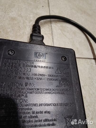 Адаптер блок питания для принтера HP 32V 2500mA