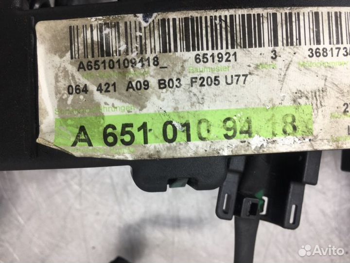 Проводка двигателя Mercedes C-Class W205 OM651 2.2