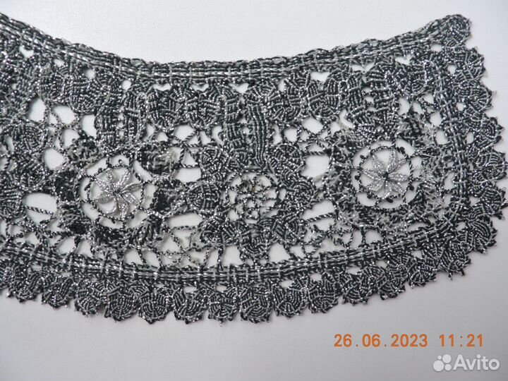 Воротник старинный Елецкие кружева ручная работа