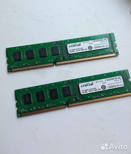 Оперативная память ddr3 8gb Crucial