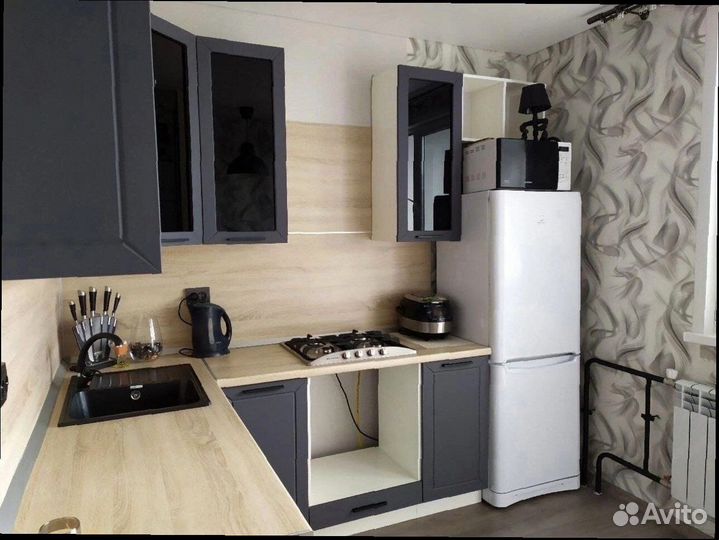 Кухня серая модульная новая